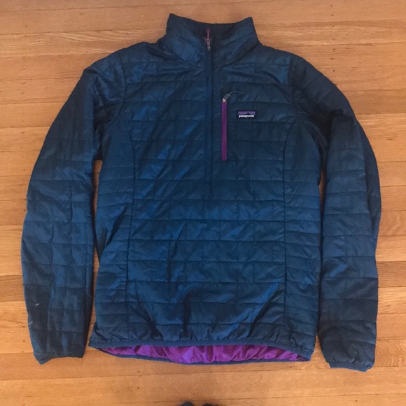 Patagonia half zip puffer Clearance